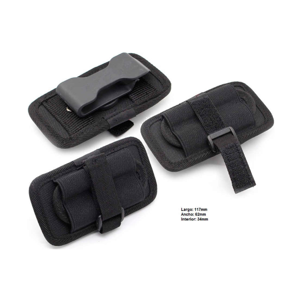 FUNDA LINTERNA GIRATORIA NEGRA