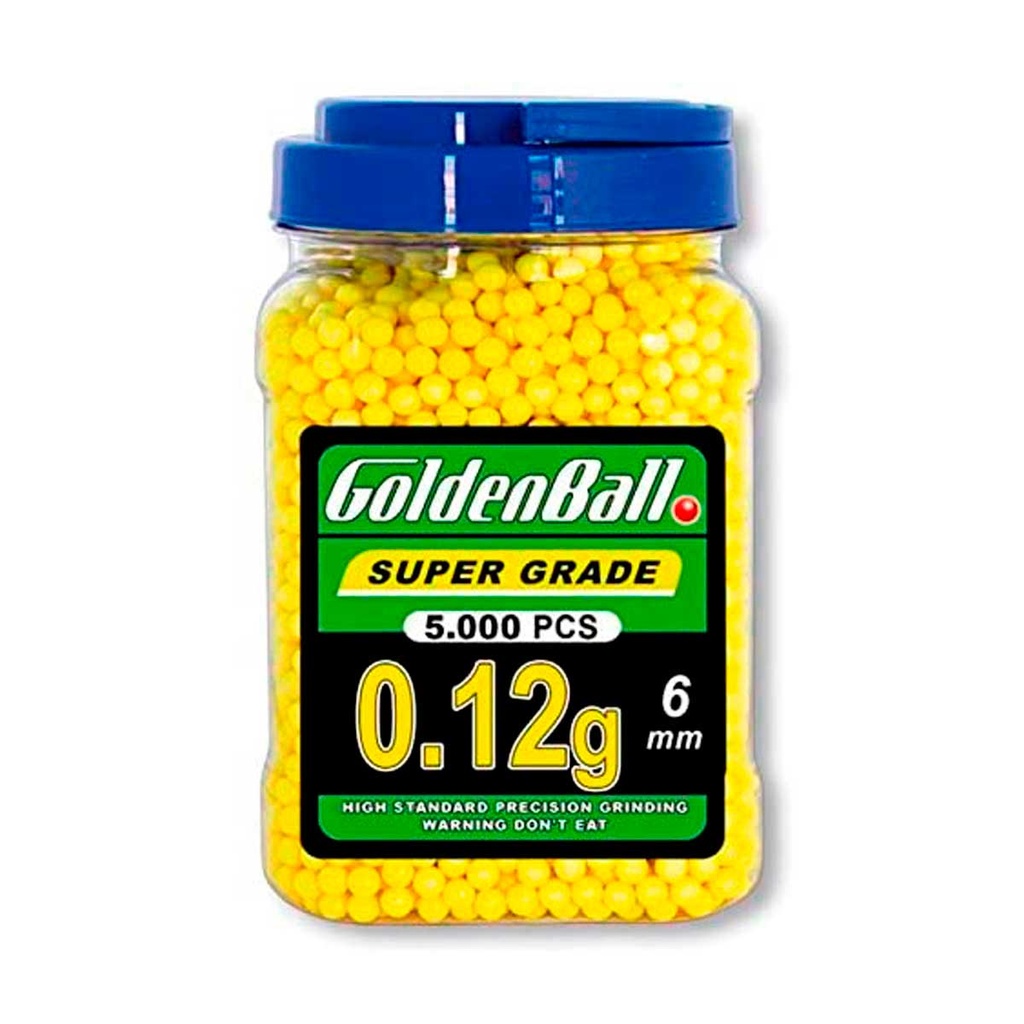 BOLAS GOLDENBALL TARRO 0.12G 5000RDS AMARILLA