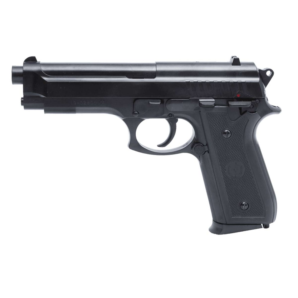 PISTOLA TAURUS PT92 SPRING CORREDERA METALICA NEGRA