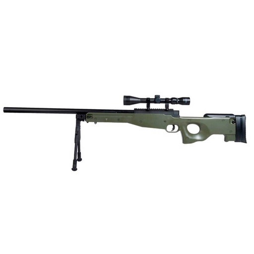 [SG00035] FUSIL SAIGO DEFENSE L96 C/MIRA C/GATILLERA METALICA VERDE