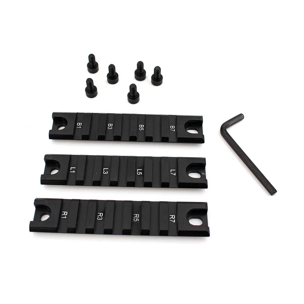 RAIL G36 CORTO SET WA21286 NEGROS