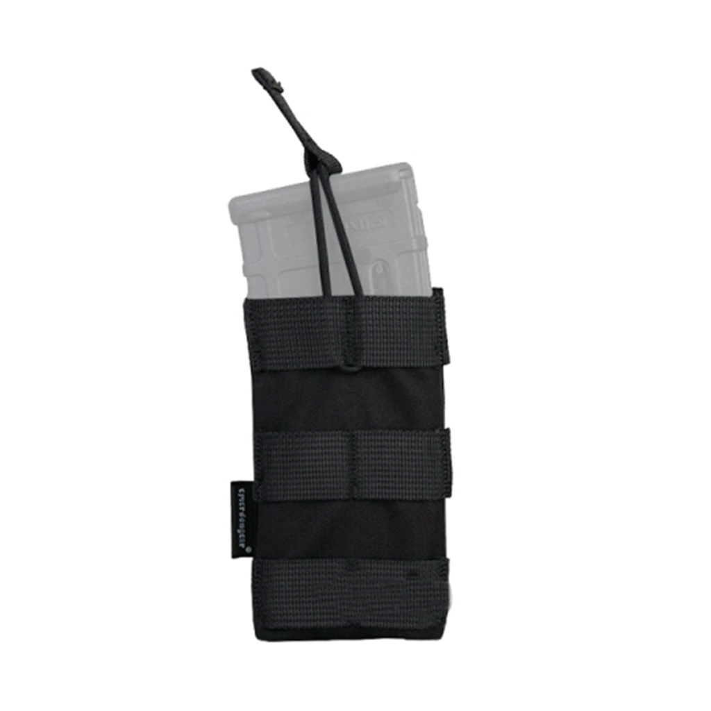 POUCH CARGADOR SIMPLE EMERSON OPEN TOP NEGRA