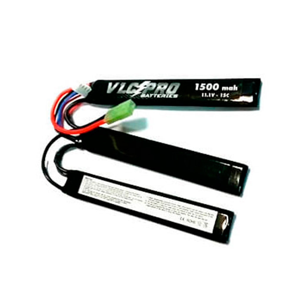 BATERIA VLC-PRO LIPO 11.1V 1500MAH 15C 3STICK NEGRA
