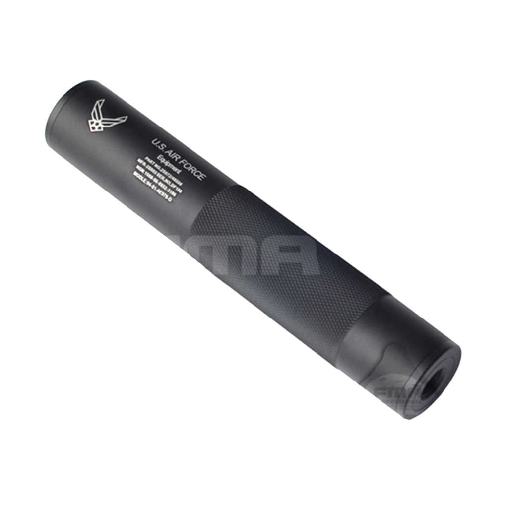 SILENCIADOR FMA U.S.A AIR FORCE LARGO 198MM NEGRO