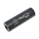 SILENCIADOR FMA STUBBY NOVESKE 107MM NEGRO