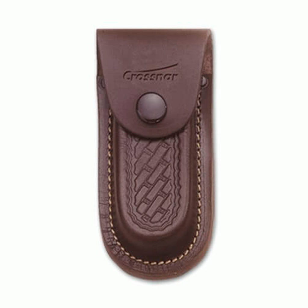 FUNDA NAVAJA CUERO PEQ. MARRON