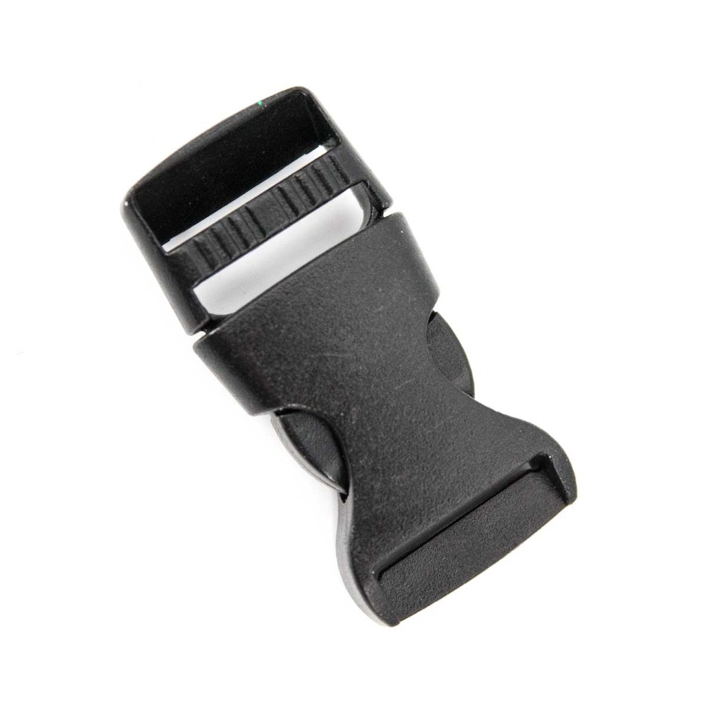 HEBILLA PVC MINI 080 1CM NEGRA
