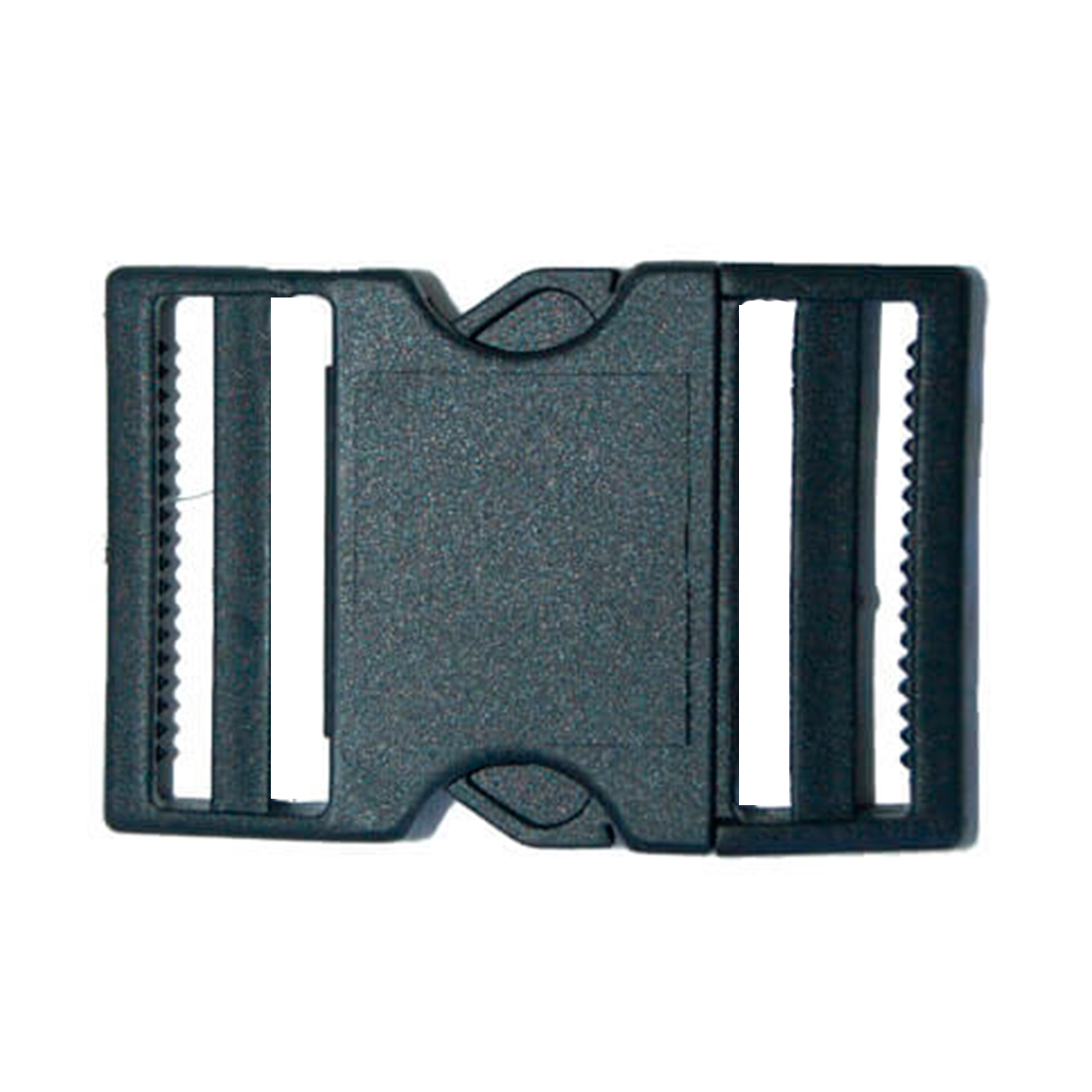 HEBILLA PVC LISA 5CM NEGRA