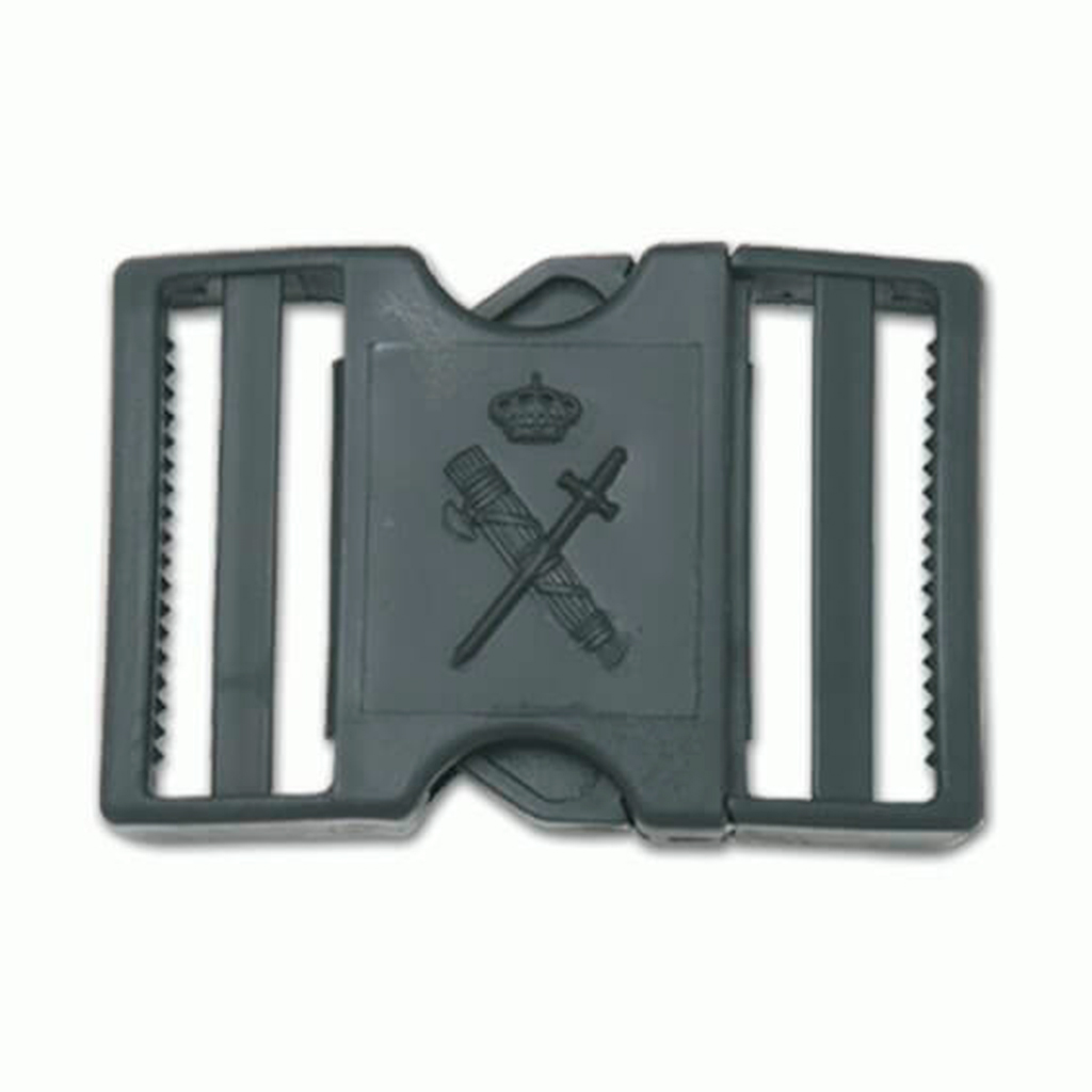 HEBILLA PVC GUARDIA CIVIL 5CM NEGRA