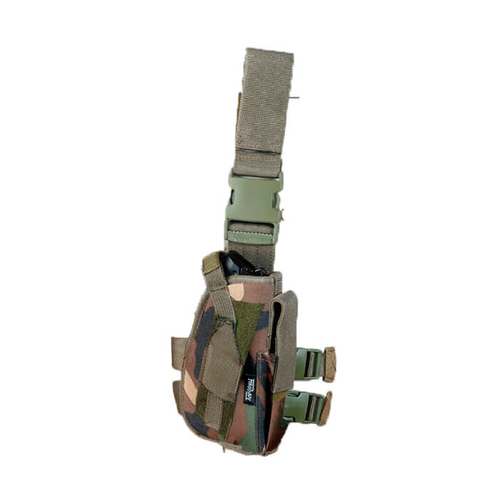 FUNDA PISTOLA PIERNA TACTICA M12 CAMO