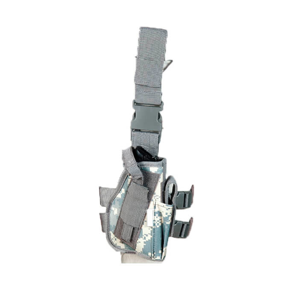 FUNDA PISTOLA PIERNA TACTICA M12 ACU DIGITAL