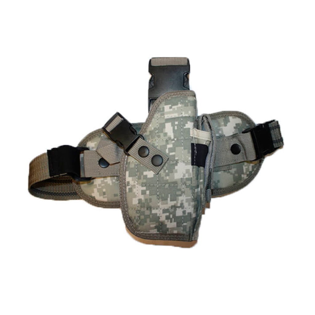 FUNDA PISTOLA PIERNA TACTICA M1190 ST24 ACU DIGITAL