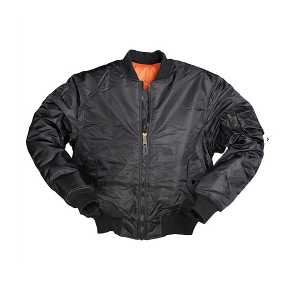 CAZADORA BOMBER MILTEC NEGRA