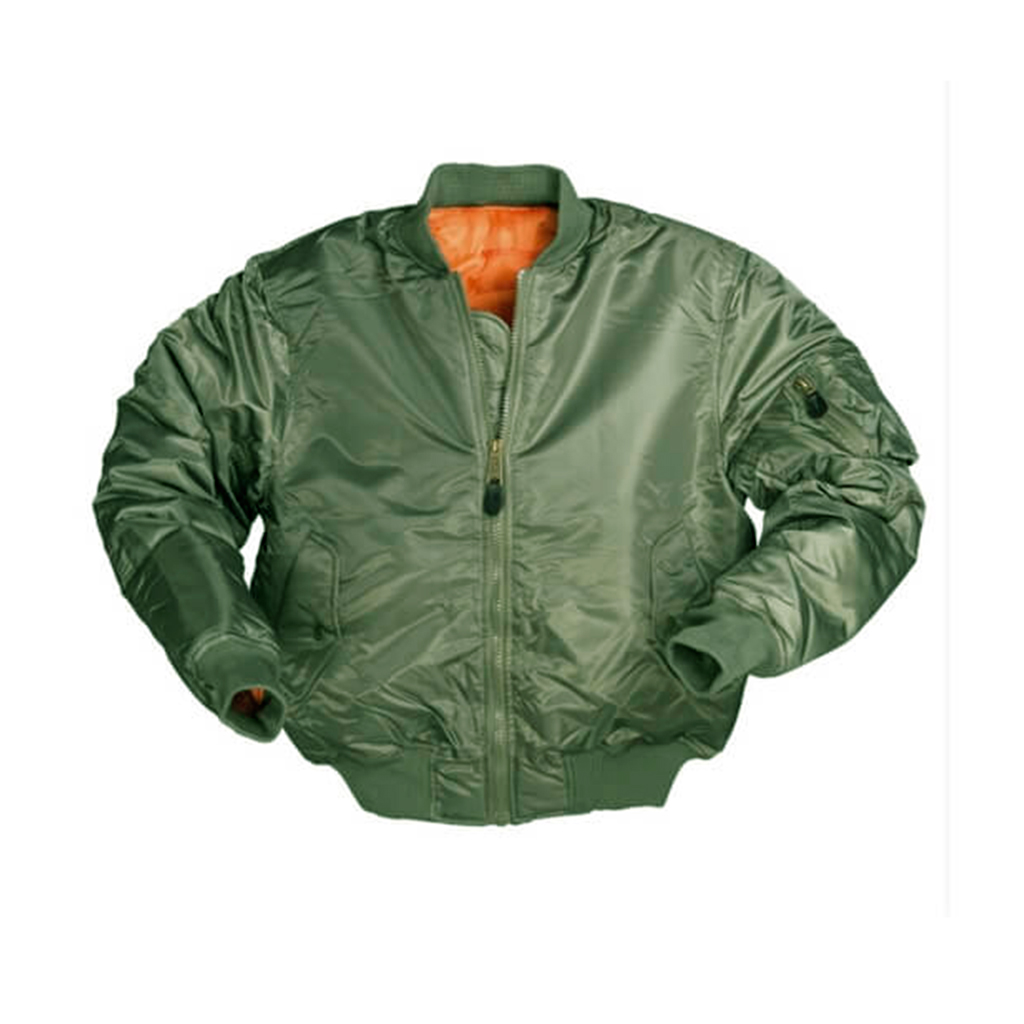 CAZADORA BOMBER MILTEC VERDE