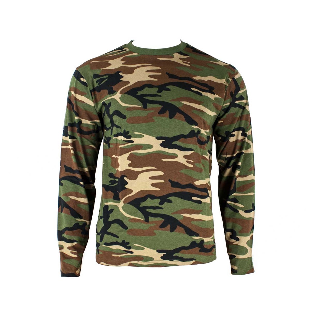 CAMISETA M/LARGA MILTEC CAMO