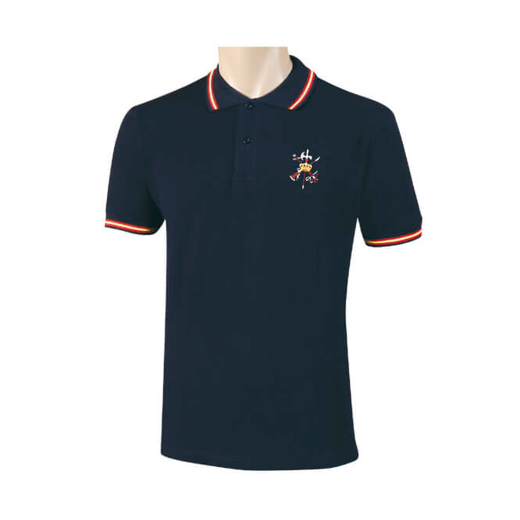 POLO LEGION BANDERA ESPAÑA MARINO