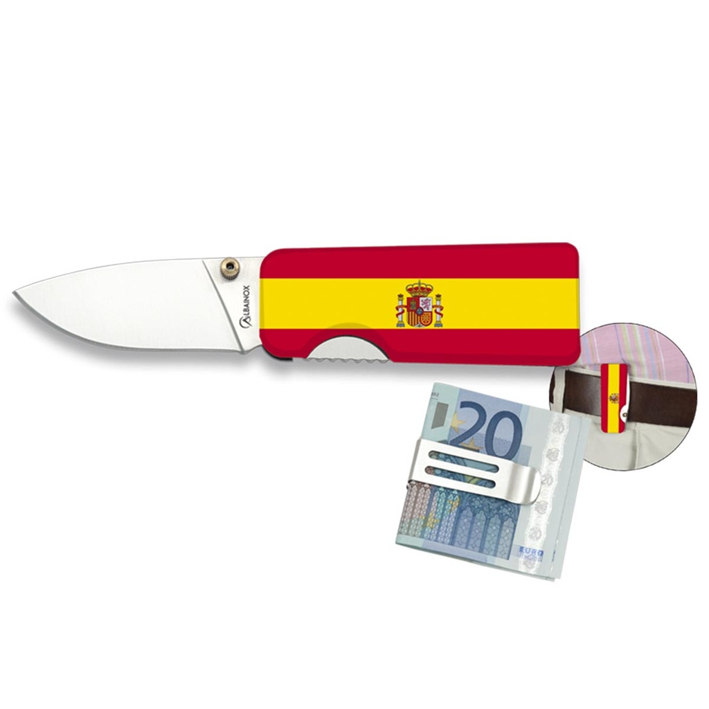 NAVAJA  ALBAINOX BILLETERA ESPAÑA CONSTITUCION