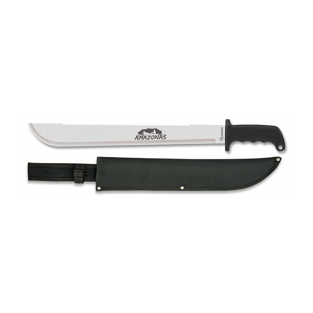 MACHETE BOLO ALBAINOX AMAZONAS 45,8 CM PLATA