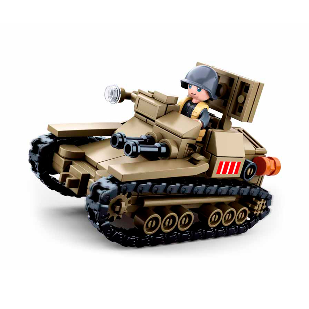 TANKE ARMY SLUBAN 183 PIEZAS TAN