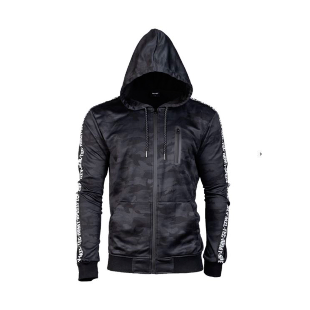CHAQUETA MILTEC CHANDAL LETRAS CAMO NOCHE