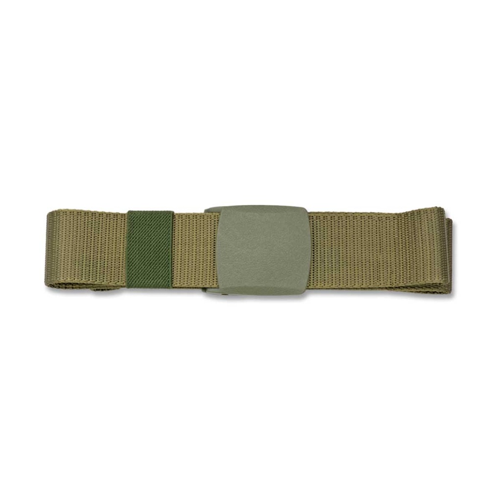 CINTURON HEBILLA PVC TAPETA 4CM VERDE