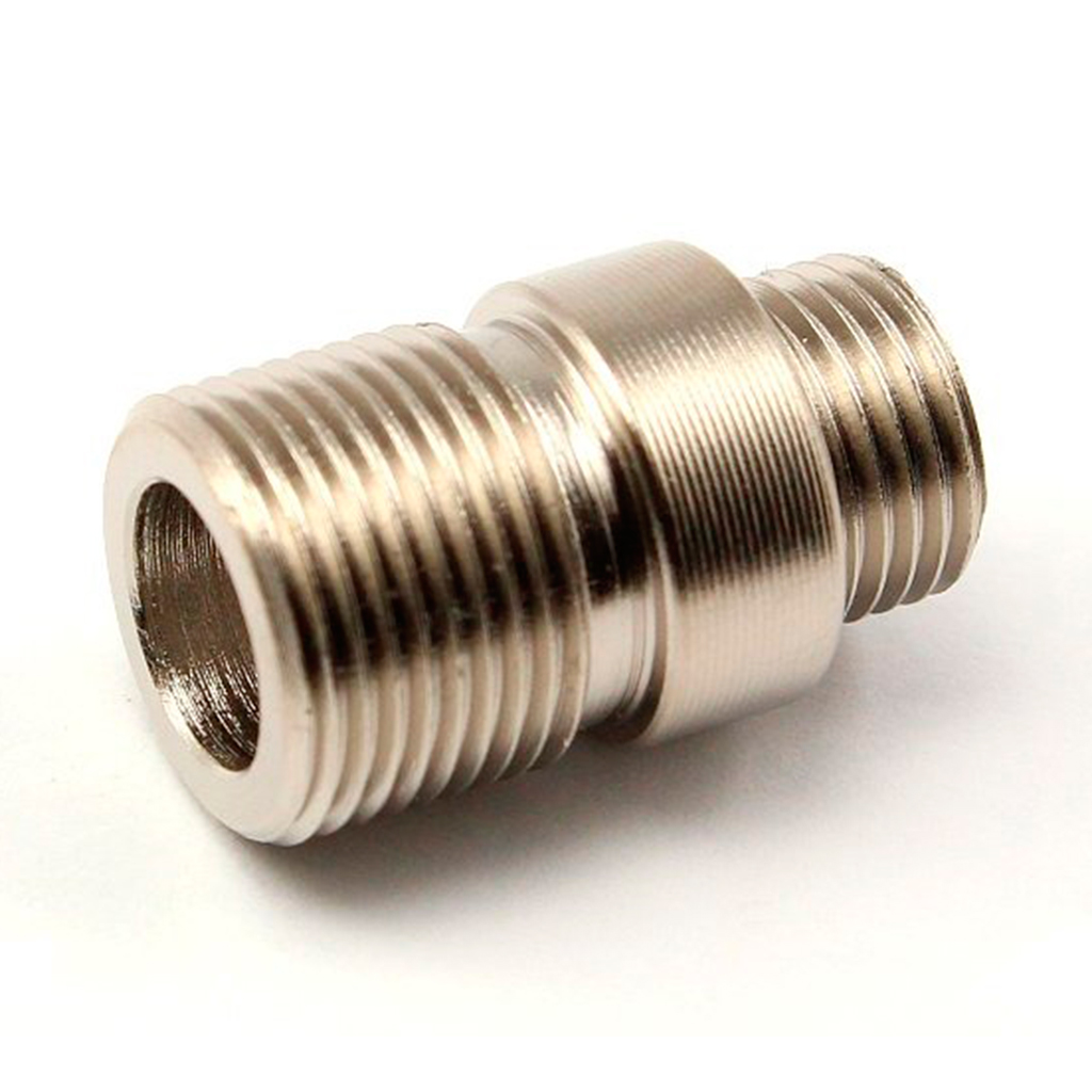 ADAPTADOR SILENCIADOR PISTOLA WE ACERO INOXIDABLE