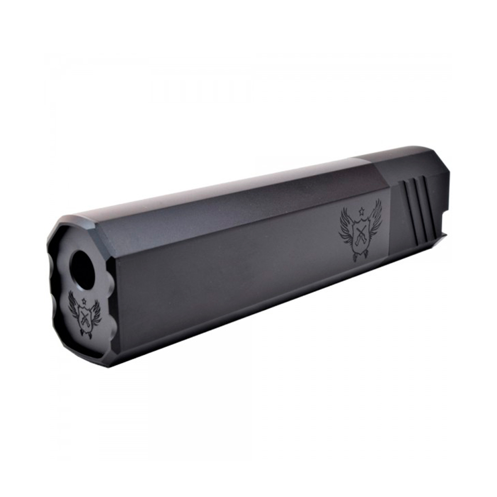 SILENCIADOR BIG DRAGON CORTO 180MM NEGRO