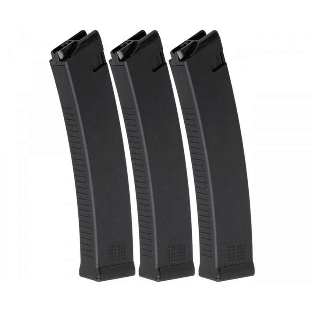 CARGADOR FUSIL KWA QRF MOD.1 80RDS 3PCS NEGRO
