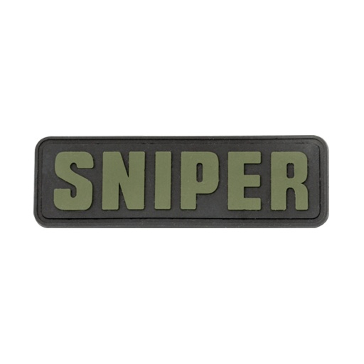 [09939] PARCHE PVC BARBARIC SNIPER VERDE-NEGRO