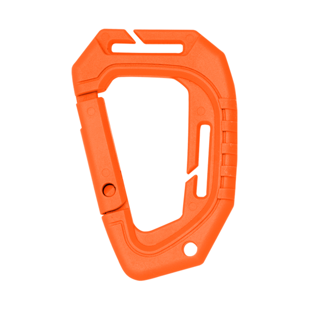 MOSQUETON PVC TACTICO NARANJA
