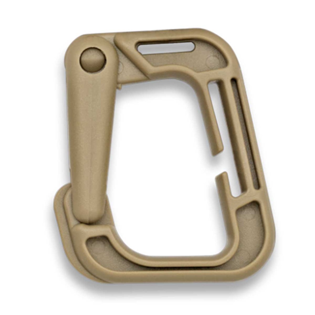 MOSQUETON PVC CUADRADO COYOTE