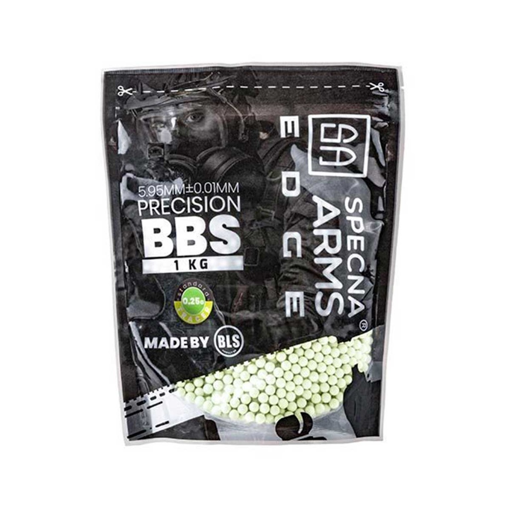 BOLAS SPECNA ARMS TRACER PRECISION 0.25G 1KG VERDE