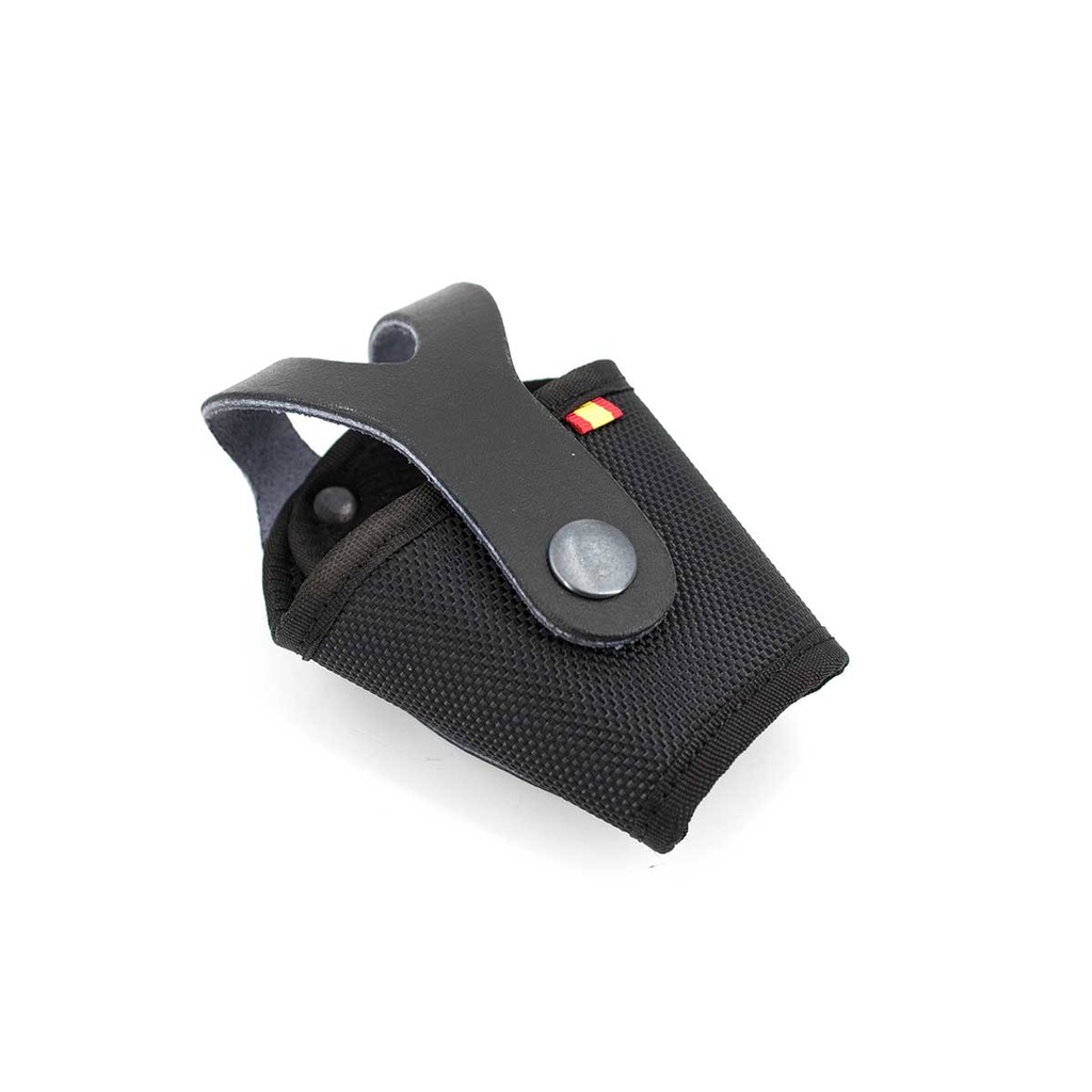 FUNDA GRILLETES CORDURA C/BANDERA NEGRA