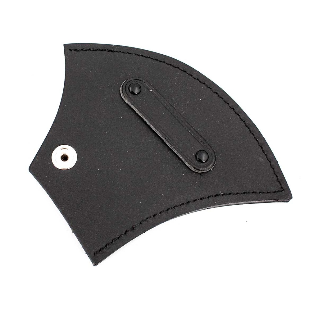 FUNDA HACHA CUERO NEGRA