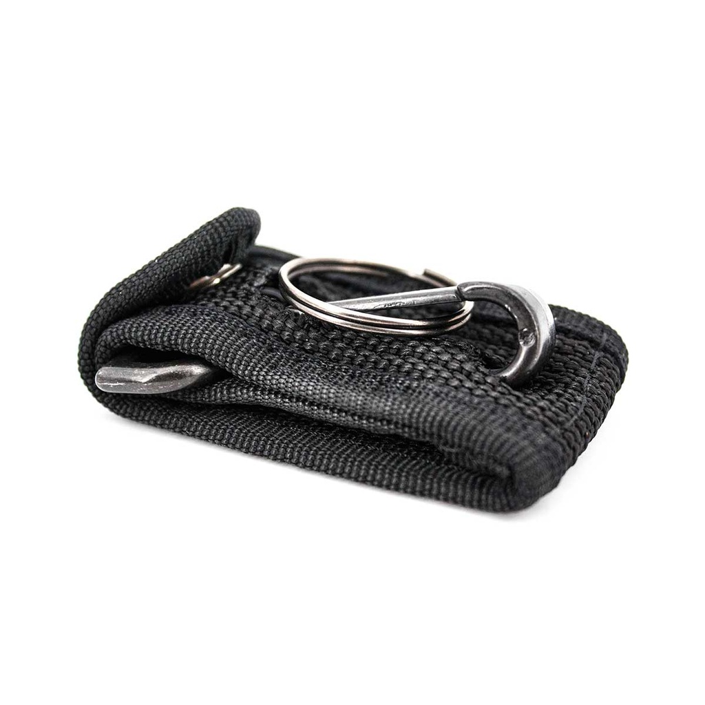 LLAVERO NYLON PINZA PG-3 NEGRO