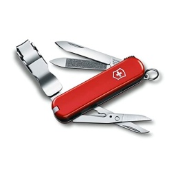 NAVAJA VICTORINOX CORTAUÑAS 8 USOS ROJA