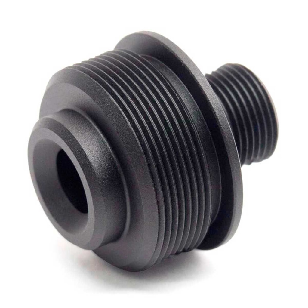 ADAPTADOR SILENCIADOR ACTION ARMY T10 TIPO B NEGRO