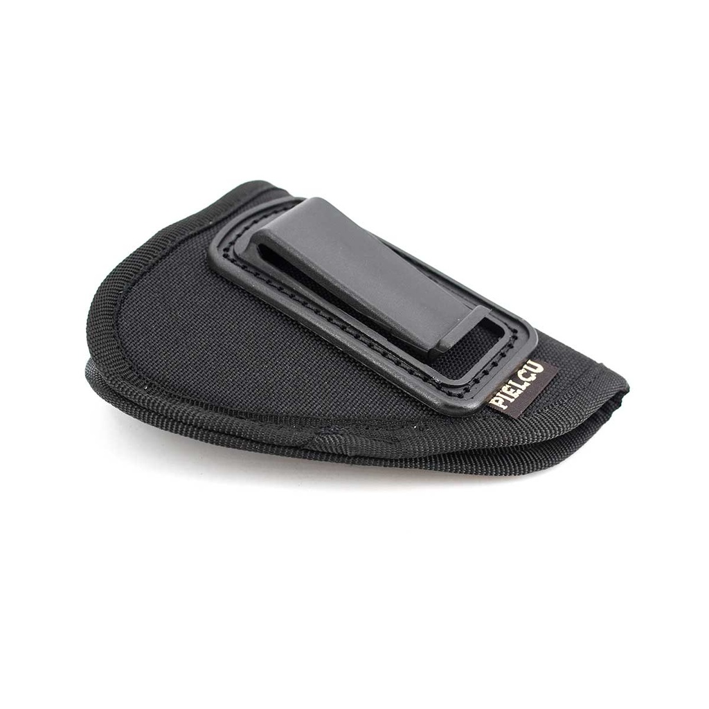 FUNDA REVOLVER C/PINZA INTERIOR CORDURA NEGRA