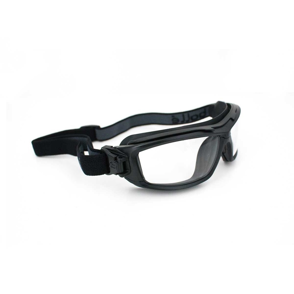 GAFA BOLLE ULTIM8 LENTE TRANSPARENTE NEGRA