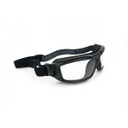 GAFA BOLLE ULTIM8 LENTE TRANSPARENTE NEGRA