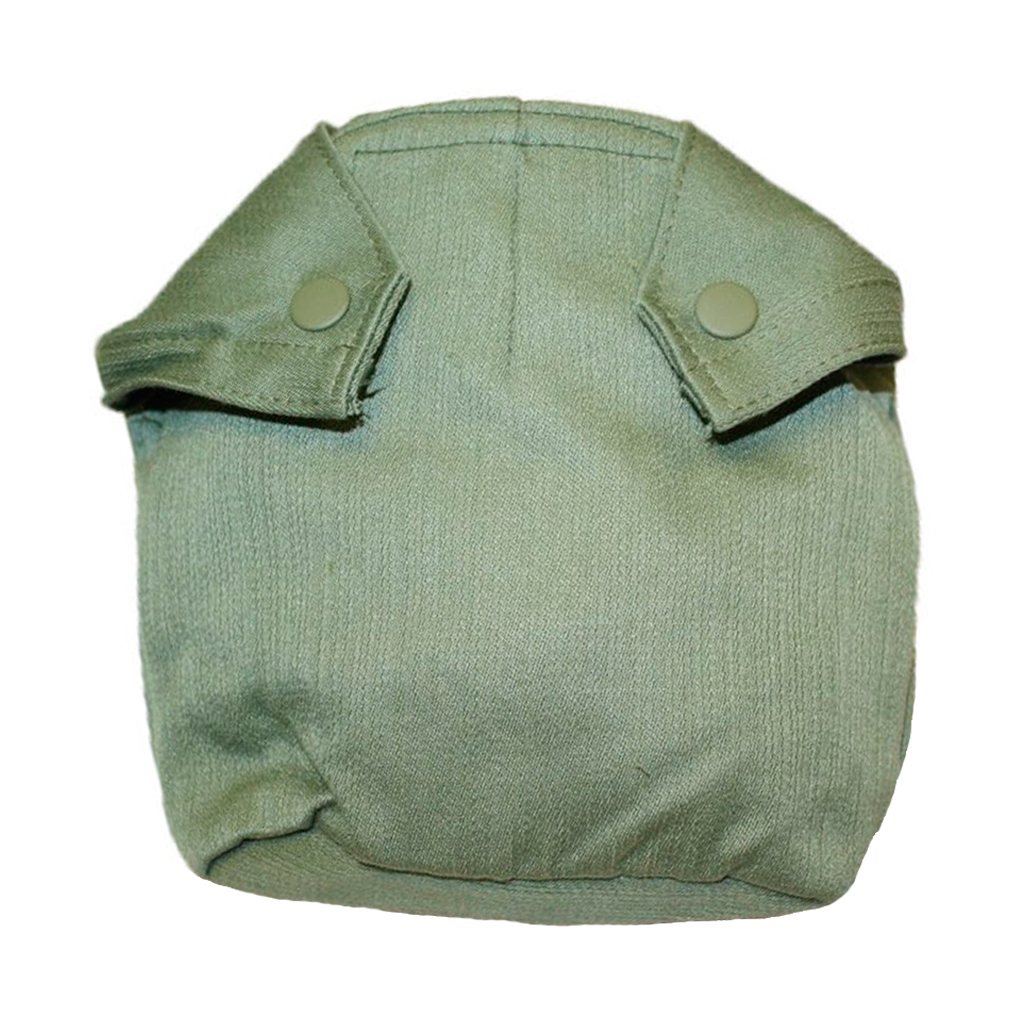 FUNDA CANTIMPLORA MILITAR CORCHETE VERDE