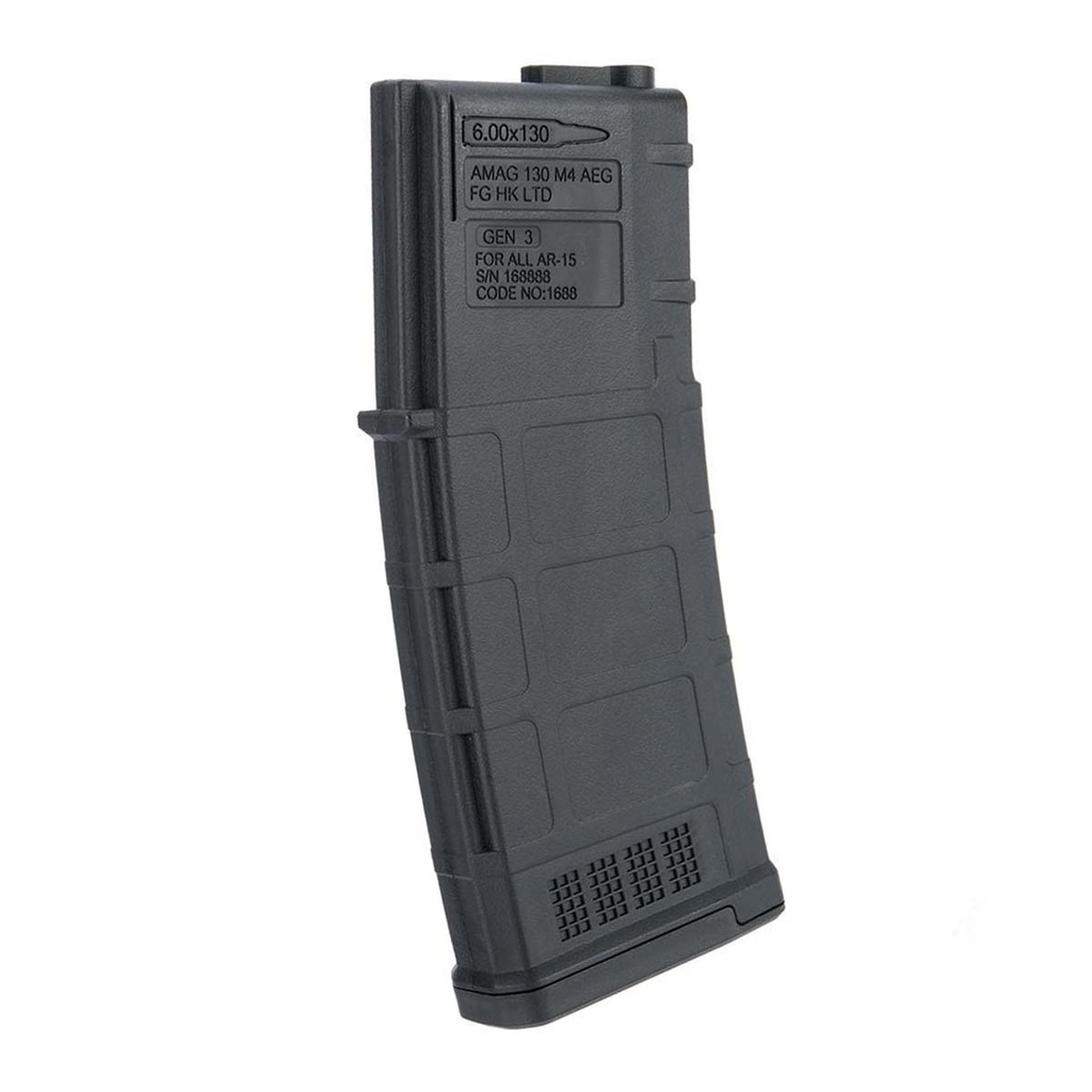 CARGADOR FUSIL M4 ARES AMAG 130RDS 5PCS NEGRO