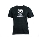 CAMISETA IMMORTAL USA ESTRELLA CIRCULO NEGRA