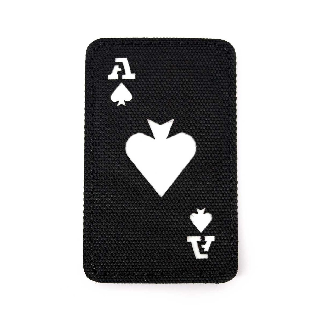 PARCHE CARTA PICA FLUORESCENTE NEGRO