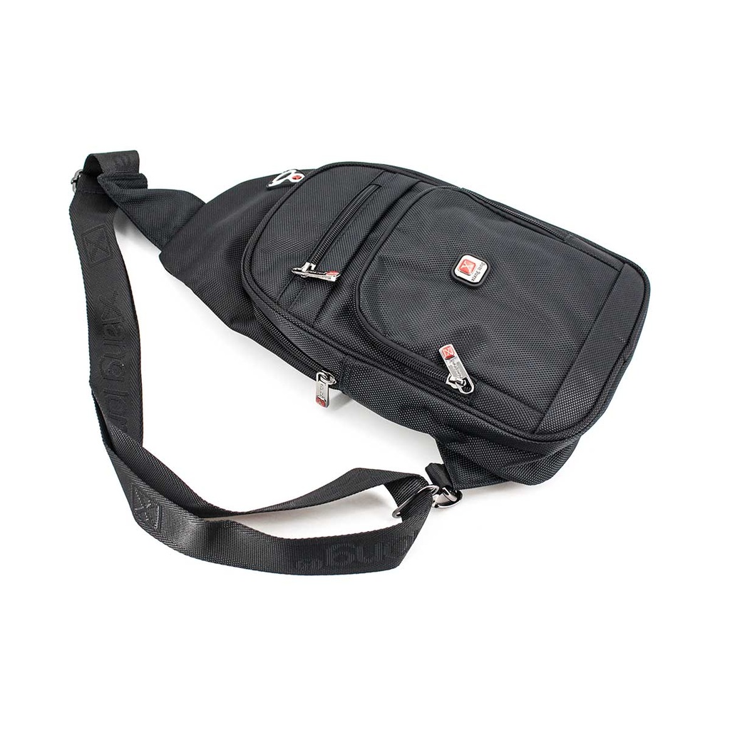 MOCHILA BANDOLERA X CORDURA NEGRA