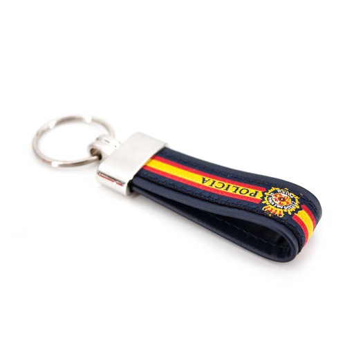 [131338] LLAVERO ESPAÑA ARRIBA META.ESTRECHO POLICIA NACIONAL MARINO