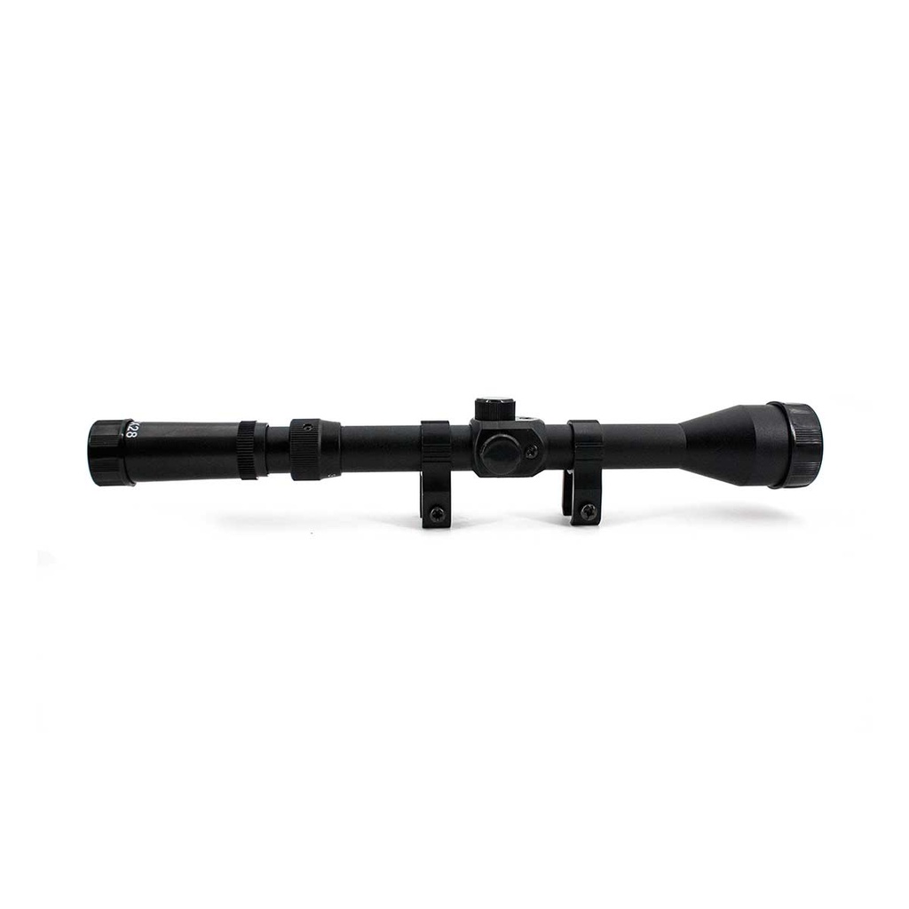 VISOR STINGER 3-7X28 C/MONTURAS CARABINA NEGRO