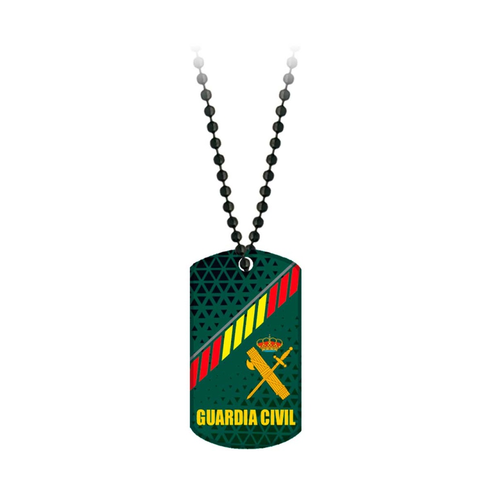 CHAPA C/CADENA 3D GUARDIA CIVIL