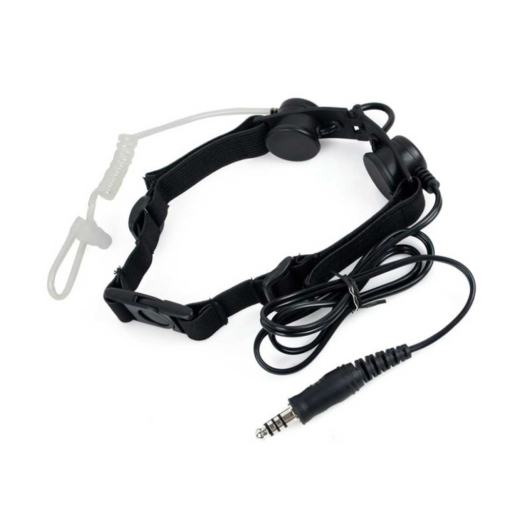 AURICULAR Z-TACTICAL THROAT MIC NEGRO