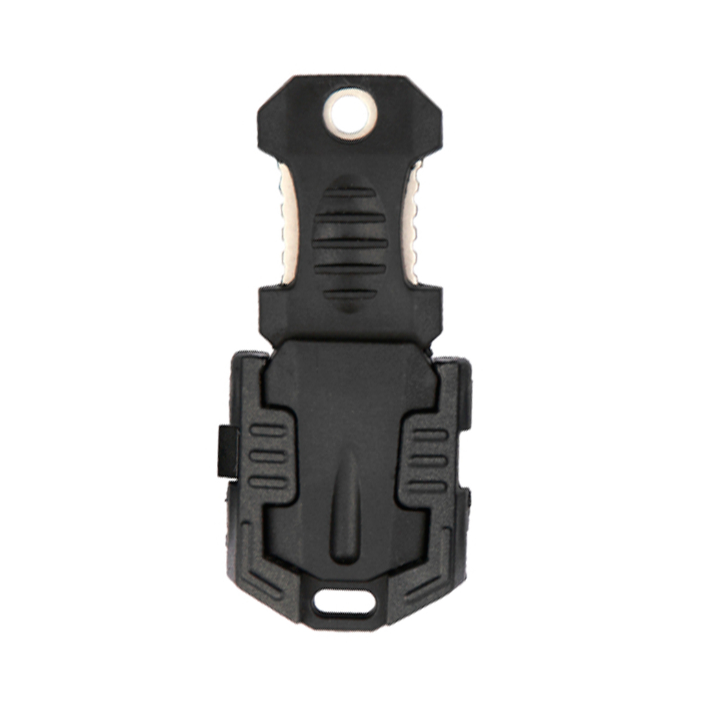 CUCHILLO MINI MOLLE C/FUNDA RIGIDA 101 NEGRO